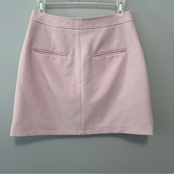 Club Monaco Mini Skirt Pastel Pink Size 2 - Picture 4 of 5